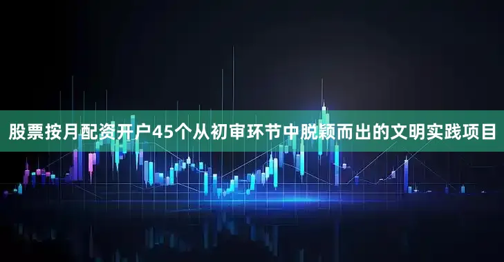 股票按月配资开户45个从初审环节中脱颖而出的文明实践项目