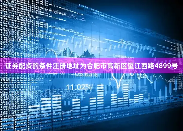 证券配资的条件注册地址为合肥市高新区望江西路4899号